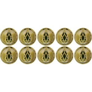10x EOS Collector's coins gold