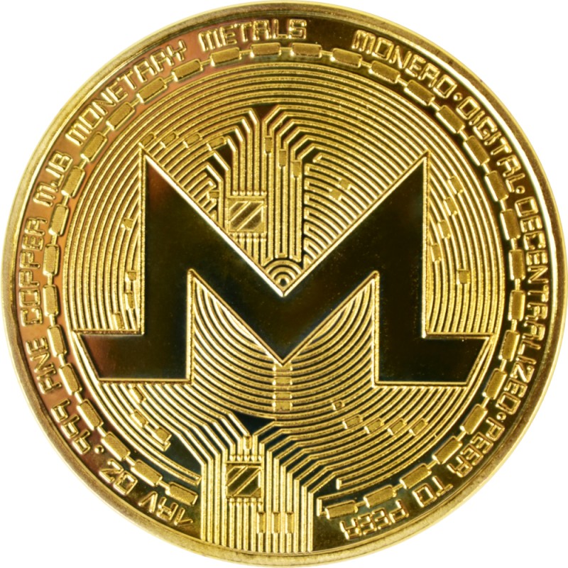 10x Monero Collector's coins gold