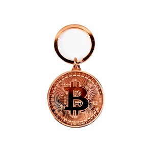 Bitcoin bronze Keyring