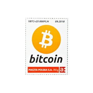 9x Znaczek Bitcoin 1 BTC...