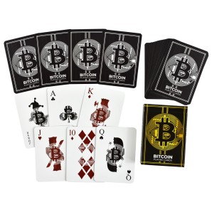 Karty do gry Bitcoin Kryptowaluty Flyingatom
