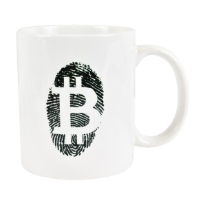 Bitcoin Fingerprint Mug