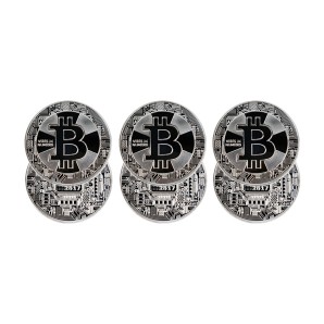 Bitcoin Silver Cross coin set