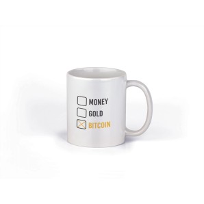 Kubek Money Gold Bitcoin