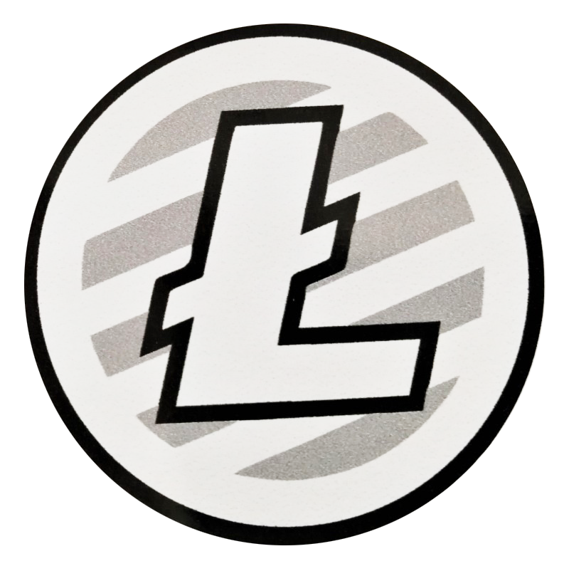 Naklejka Litecoin