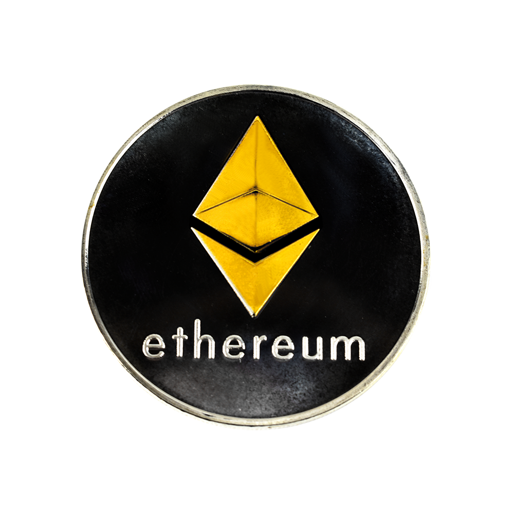Moneta kolekcjonerska Ethereum Srebrno Złota