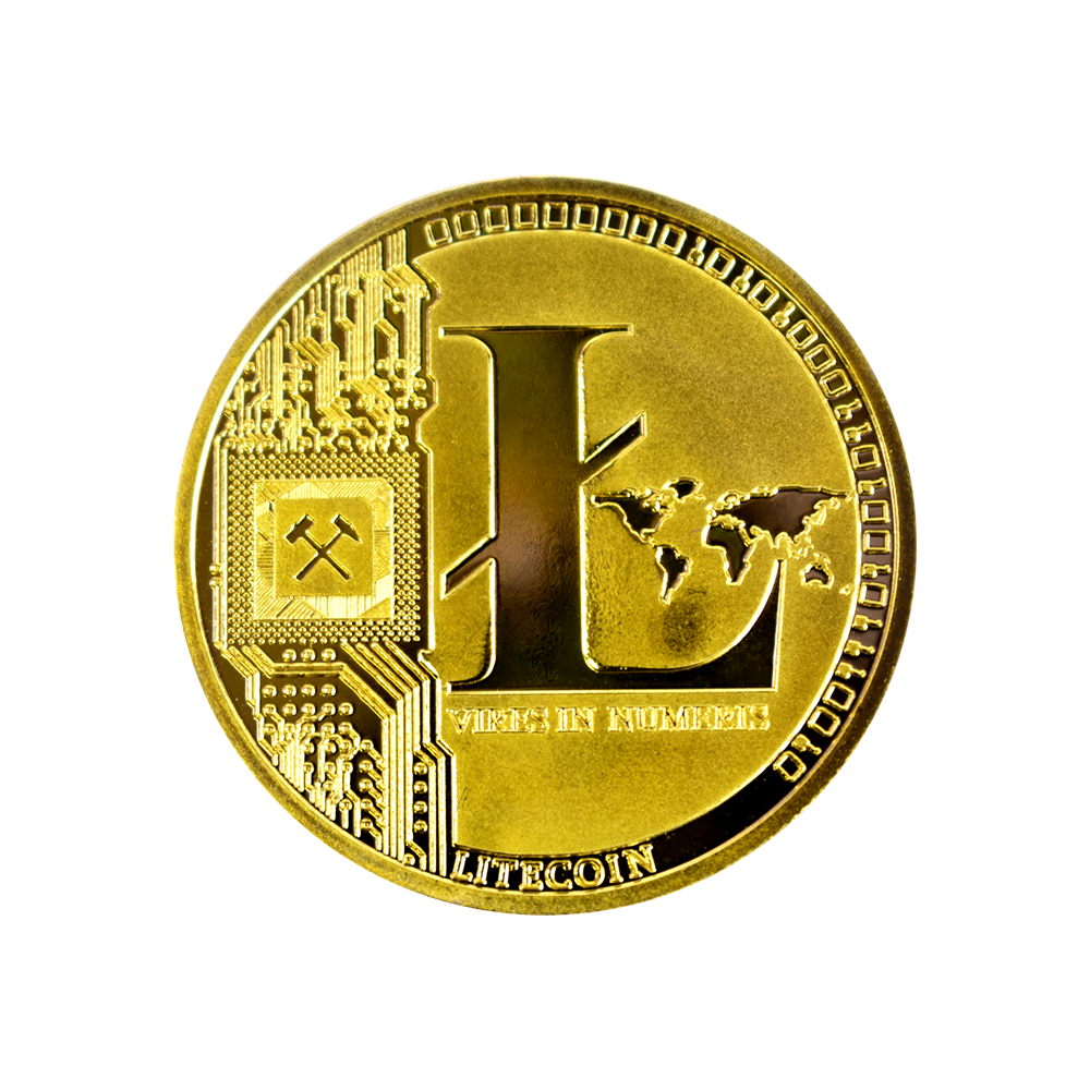 Moneta kolekcjonerska Litecoin Złota