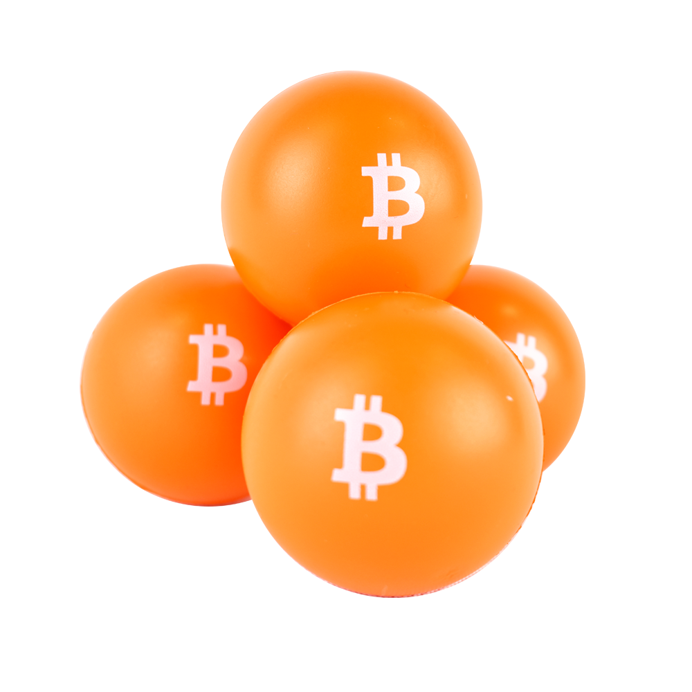 Piłeczka Antystresowa Bitcoin Zestaw