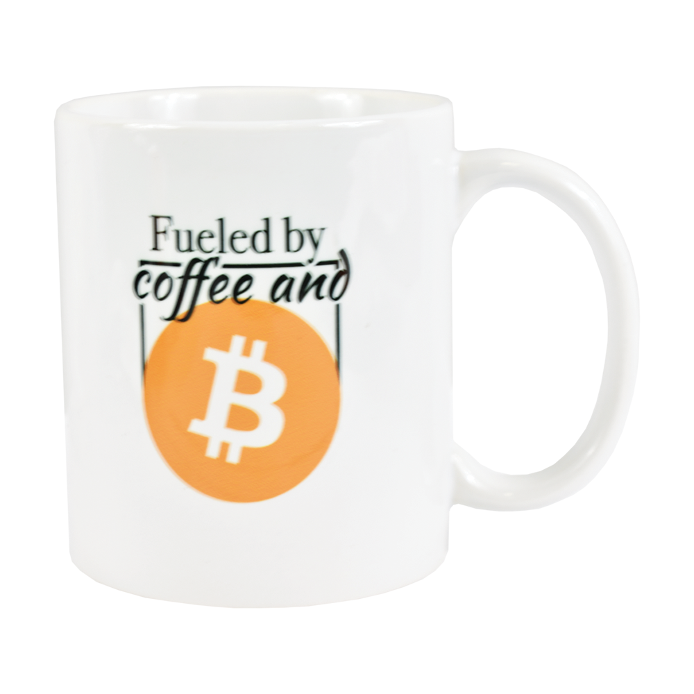 Kubek Bitcoin and Coffee