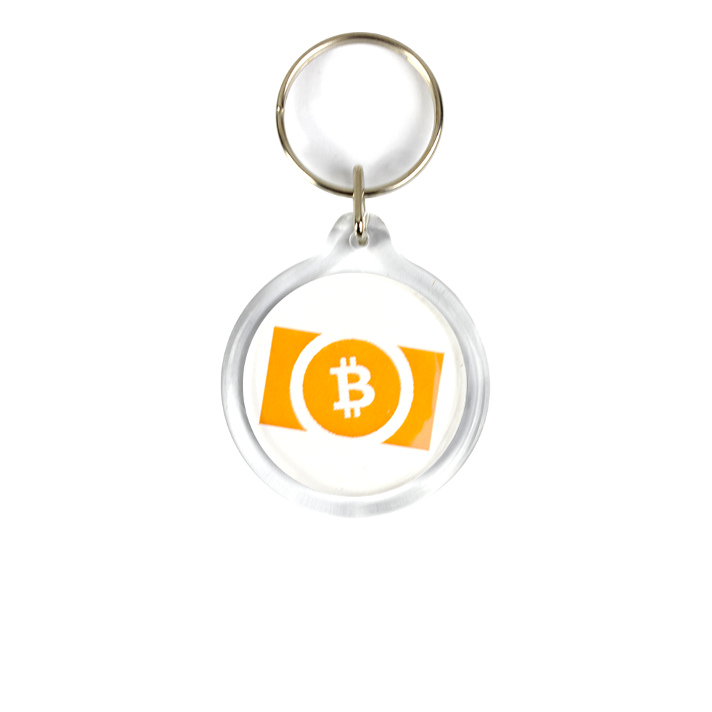 Bitcoin Cash acrylic keyring