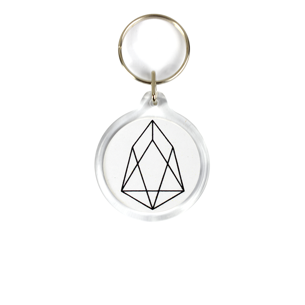 EOS acrylic keyring