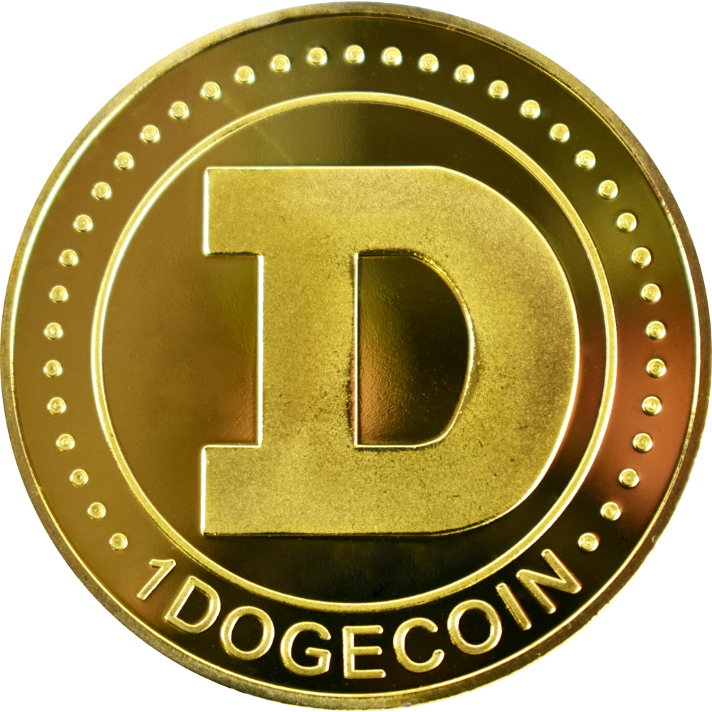 Moneta kolekcjonerska MoneroDogecoin Złota Zestaw