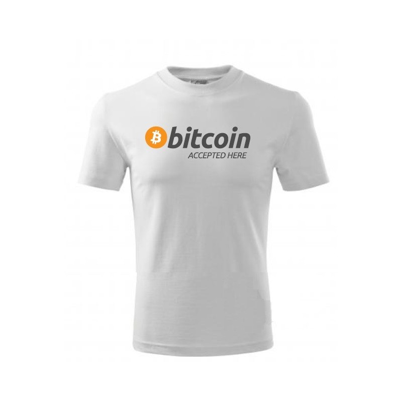 T-shirt Bitcoin Accepted here Cotton
