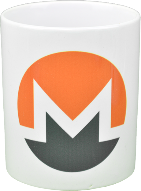 Ceramic mug with Monero logo