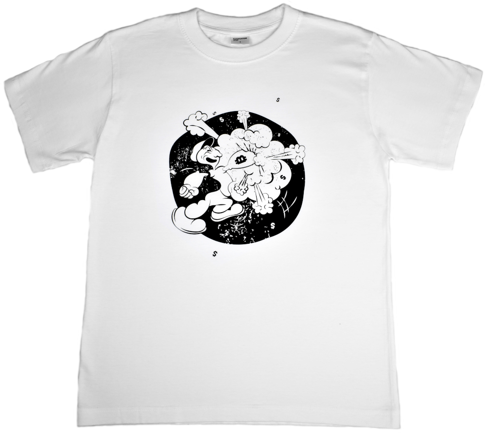 T-shirt Bitcoin Popeye Cotton