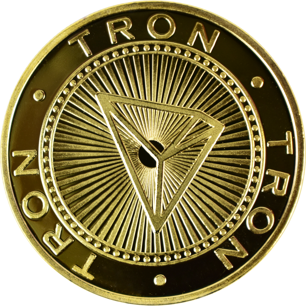 Ten collectors coins Tron gold