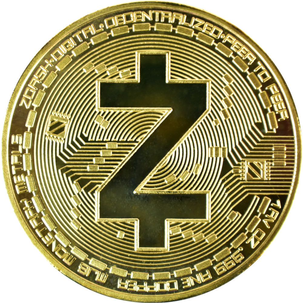 Moneta kolekcjonerska Zcash Złota Zestaw