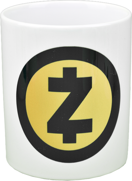 Ceramic mug with Cash  logo