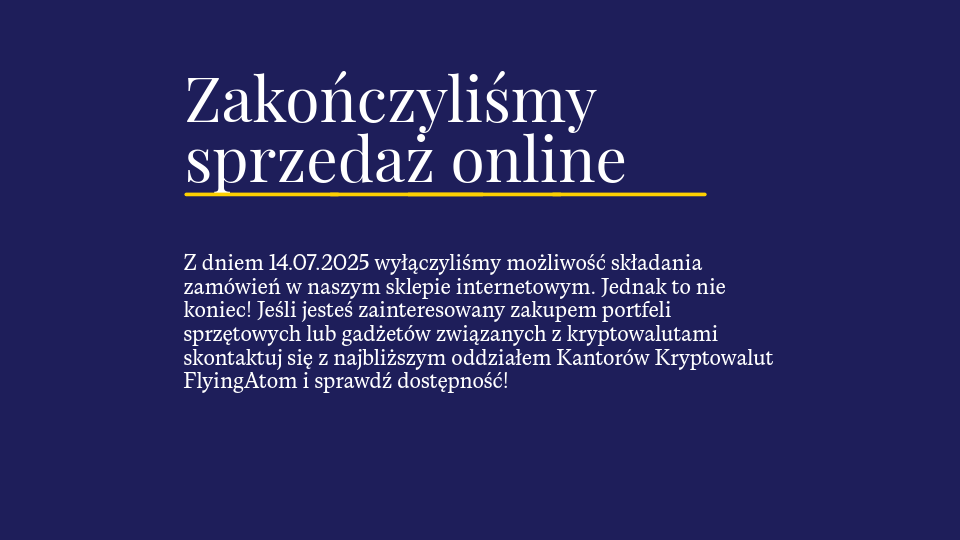 Zakończenie sprzedaży online